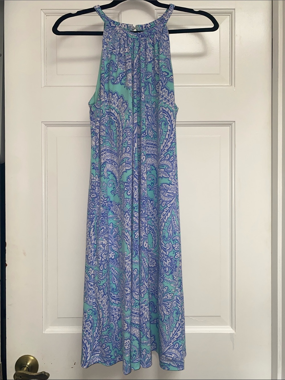 Cynthia Rowley Teal and Blue Dress
